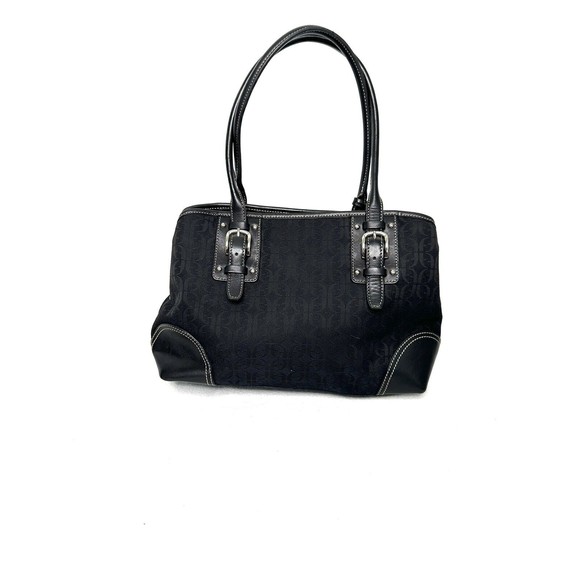 Fossil black signature canvas Satchel ITEM 190 - Picture 2 of 5